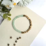 Green Aventurine Sandalwood Bracelet