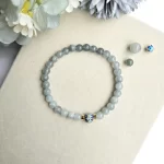 Myanmar Green Jade Lotus Bracelet