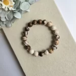 Australian Zebra Jasper Crystal Bracelet