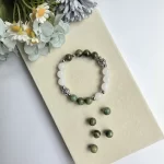 Emerald White Jade Bracelet - Image 7