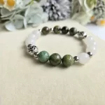 Emerald White Jade Bracelet - Image 2