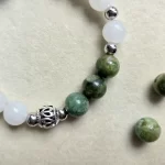 Emerald White Jade Bracelet - Image 4
