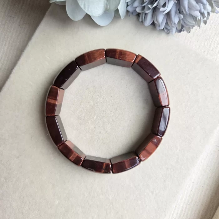 20250514_172129 Red Tiger Eye Papan Bracelet - Image 1