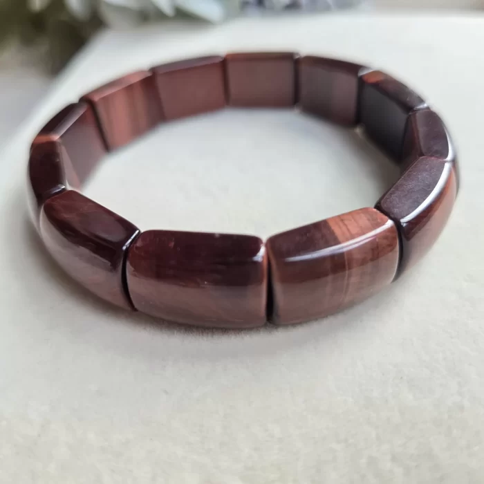 20250514_172334 Red Tiger Eye Papan Bracelet - Image 2