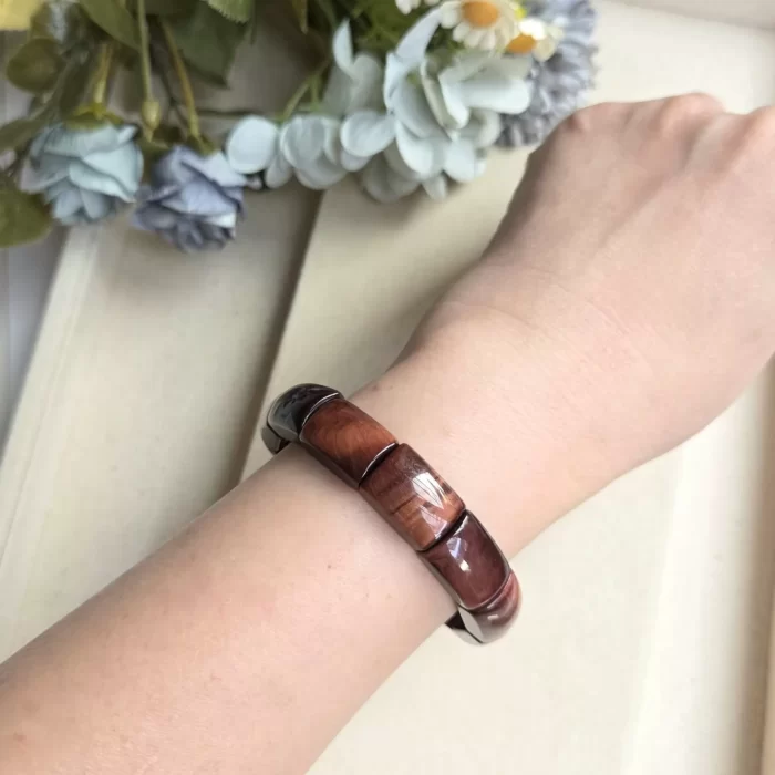 20250514_172556 Red Tiger Eye Papan Bracelet - Image 4