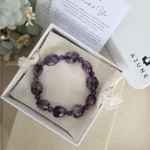 Purple Phantom Quartz Bracelet - Image 4