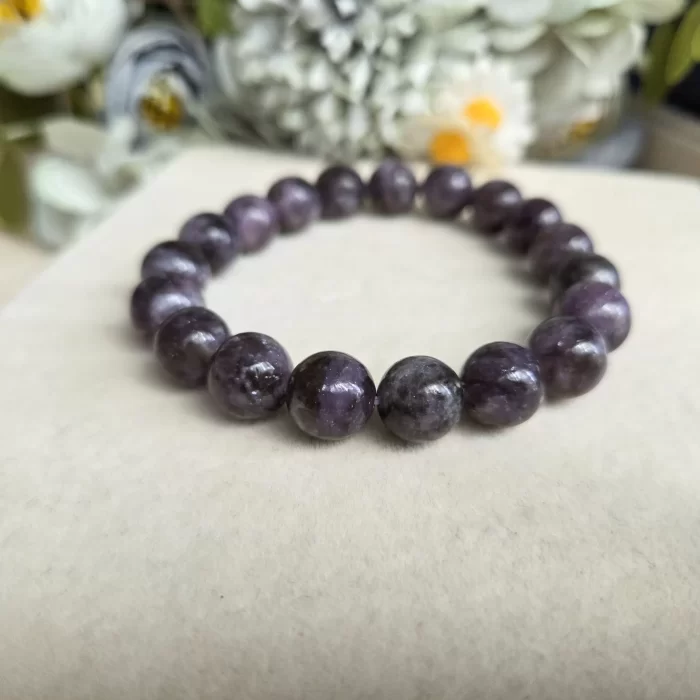 20250524_110141 Natural Purple Lepidolite Bracelet - Image 2
