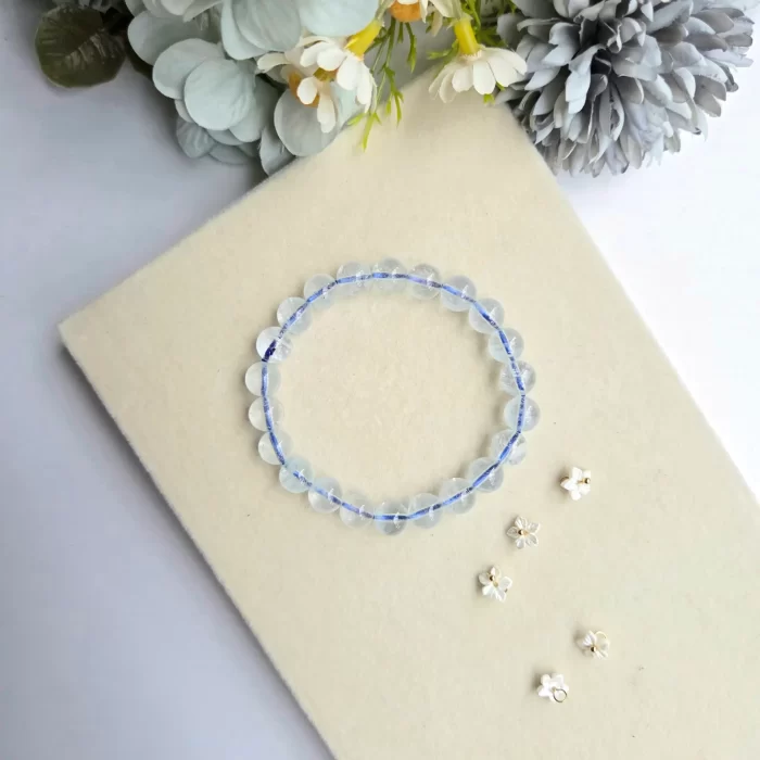 2505-01AQ_clear-aquamarine-1 Clear Aquamarine Bracelet - Image 1