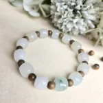 White Jade Sandalwood Bracelet