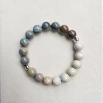 Alashan Agate Bracelet Silver