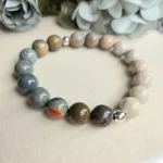 Alashan Agate Bracelet Silver - Image 5