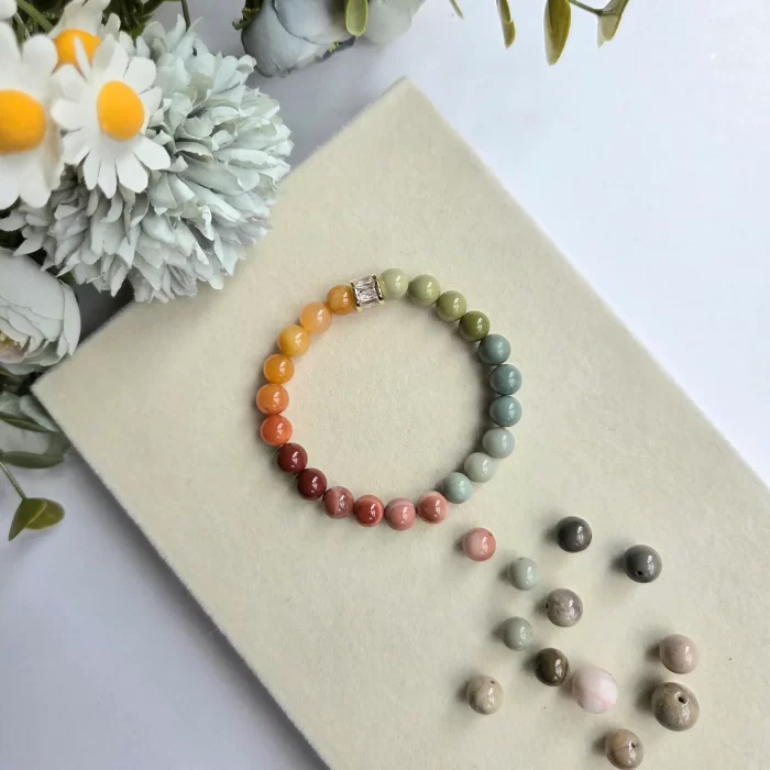 2505-10AA_rainbow-alashan-agate-1 Rainbow Alashan Agate Bracelet - Image 6