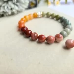 Rainbow Alashan Agate Bracelet - Image 3
