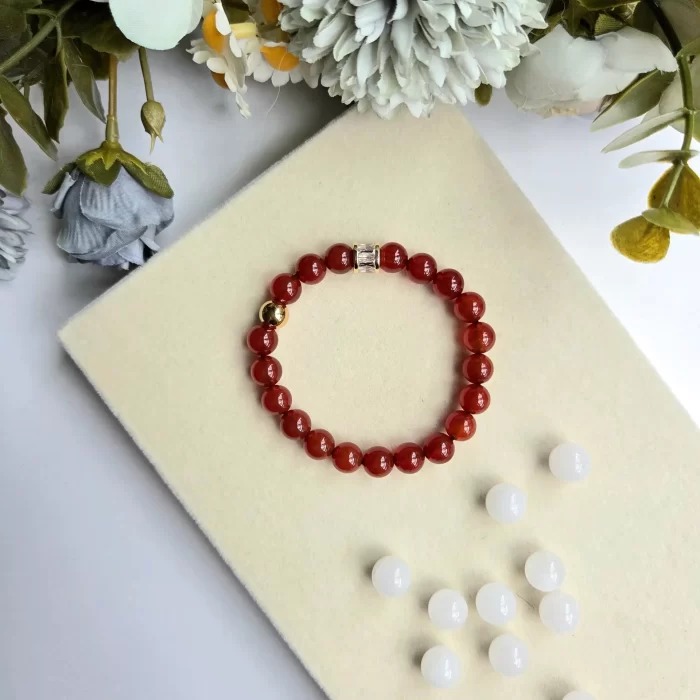 2505-15CA_carnelian-1 Carnelian Bracelet - Image 6