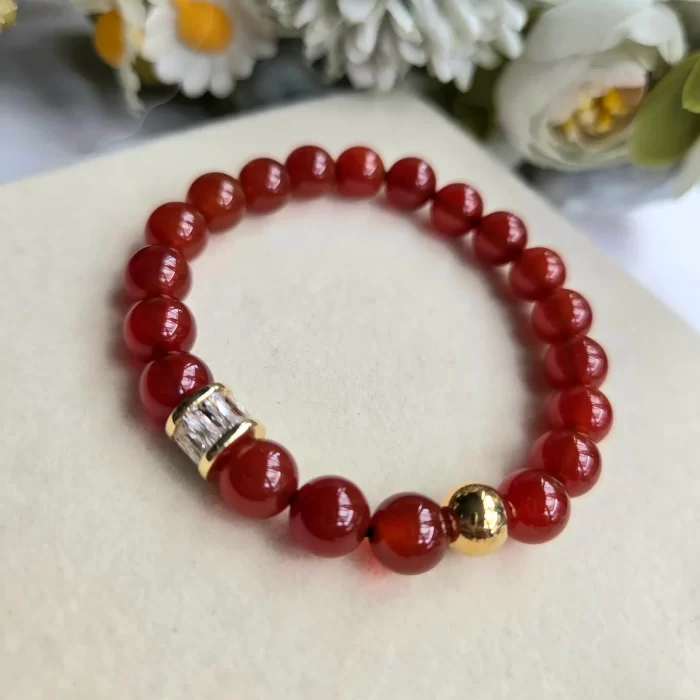 2505-15CA_carnelian-2 Carnelian Bracelet - Image 4