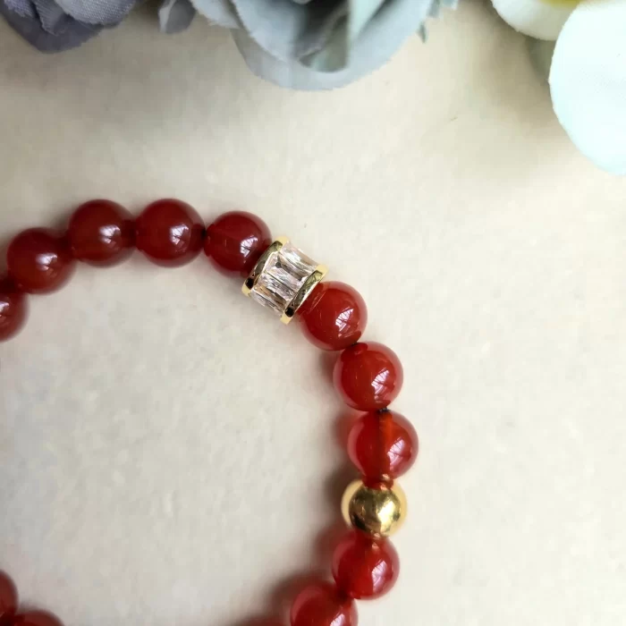 2505-15CA_carnelian-4 Carnelian Bracelet - Image 5
