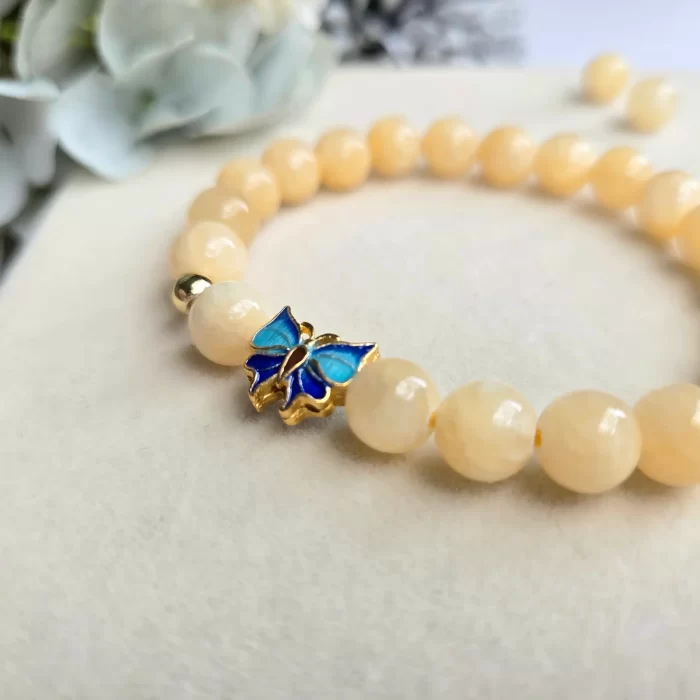 2505-16JD_yellow-jade-butterfly-2 Yellow Jade Butterfly Bracelet - Image 4