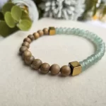 Green Aventurine Sandalwood Bracelet - Image 5