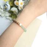 Green Aventurine Sandalwood Bracelet - Image 3