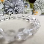 Faceted High-Grade Clear Quartz Bracelet - Image 5