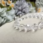 Faceted High-Grade Clear Quartz Bracelet - Image 4