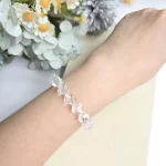 Faceted High-Grade Clear Quartz Bracelet - Image 2