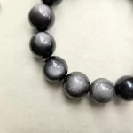 Silver Obsidian Bracelet - Image 7
