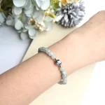 Myanmar Green Jade Lotus Bracelet - Image 3