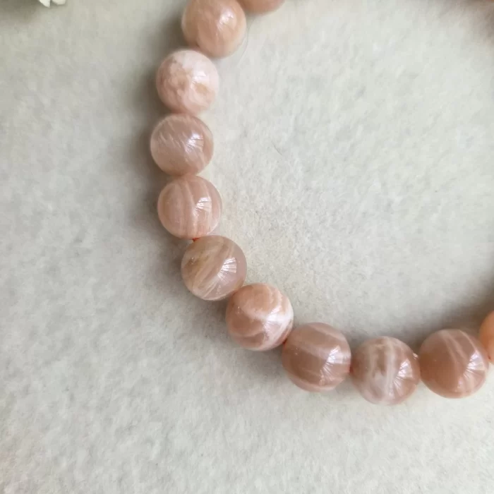 2505-44MS_orange-moonstone-bracelet-5 Orange Moonstone Bracelet - Image 6