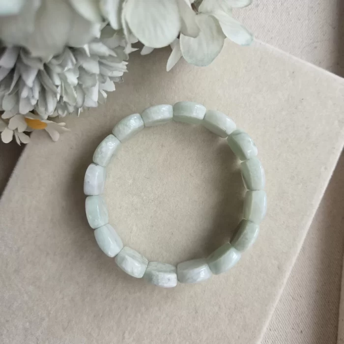 2505-49SJ_serpentine-jade-papan-bracelet-5 Serpentine Jade Papan Bracelet - Image 1