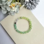 Green Agate & Hematite Bracelet - Image 2