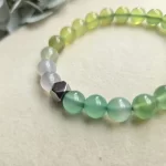 Green Agate & Hematite Bracelet - Image 3