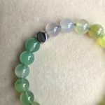 Green Agate & Hematite Bracelet - Image 6