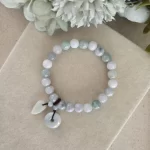 Light Green Mixed-Shade Jade Bracelet