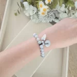 Light Green Mixed-Shade Jade Bracelet - Image 4