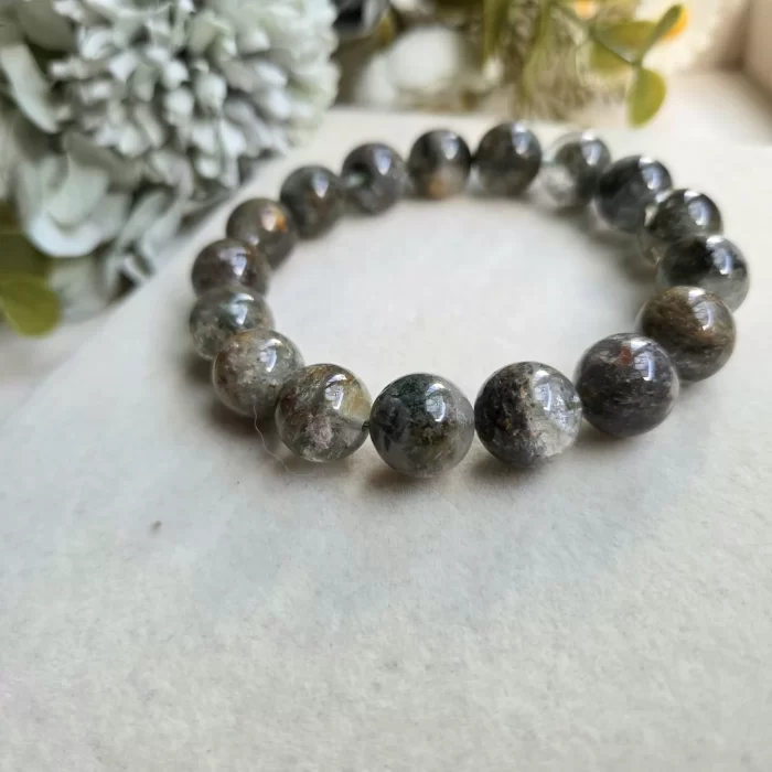 grey phantom quartz Mozambique Phantom Quartz Bracelet - Image 2