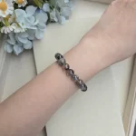 Black Herkimer Diamond Bracelet - Image 5