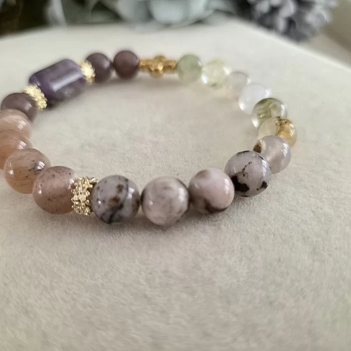 Aurora Essence Bracelet (6) Aurora Essence Mixed Stone Bracelet - Image 3
