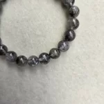 Black Herkimer Diamond Bracelet - Image 3