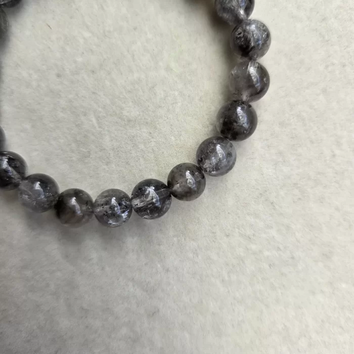 Black Herkimer Diamond (2) Black Herkimer Diamond Bracelet - Image 3