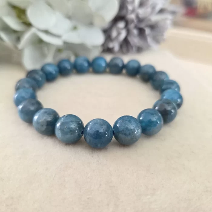 Blue Apatite (6) Blue Apatite Bracelet - Image 3