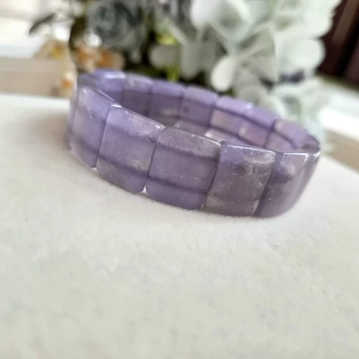 Purple Lepidolite Mica (4) Purple Lepidolite Mica Papan Bracelet - Image 2