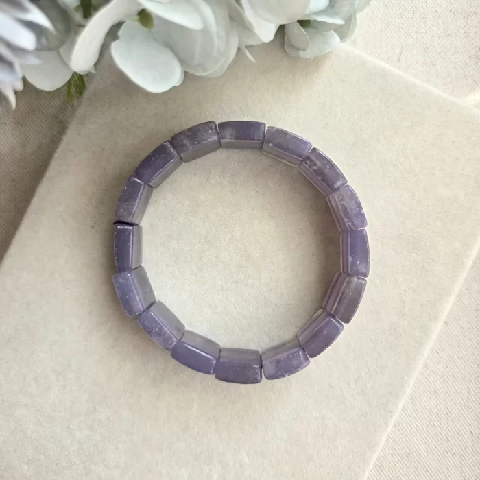 Purple Lepidolite Mica (5) Purple Lepidolite Mica Papan Bracelet - Image 1