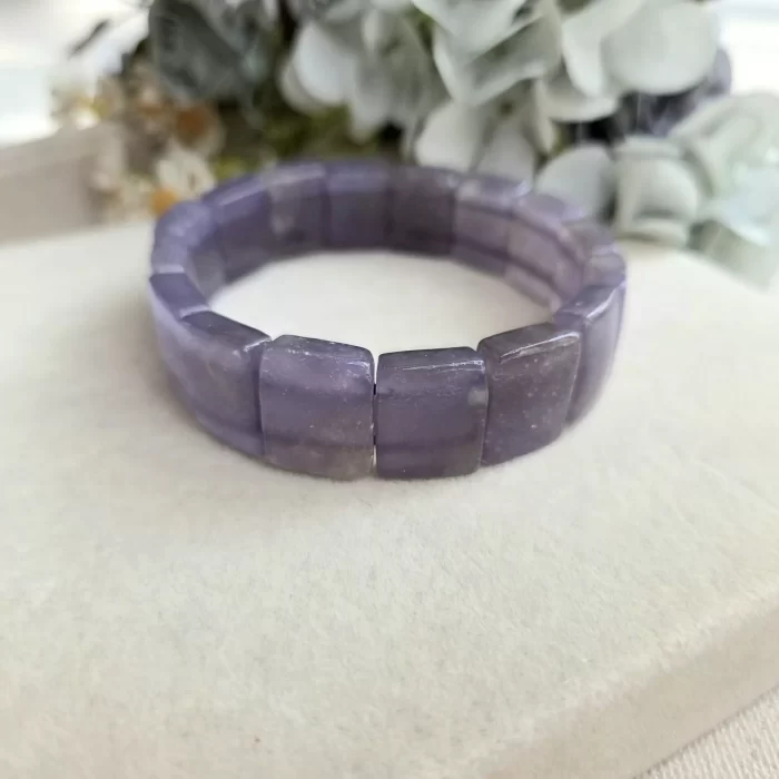 Purple Lepidolite Mica Purple Lepidolite Mica Papan Bracelet - Image 4