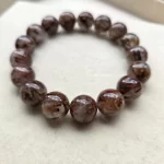 Red-Green Rutile Phantom Quartz Bracelet - Image 2