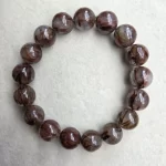 Red-Green Rutile Phantom Quartz Bracelet - Image 7