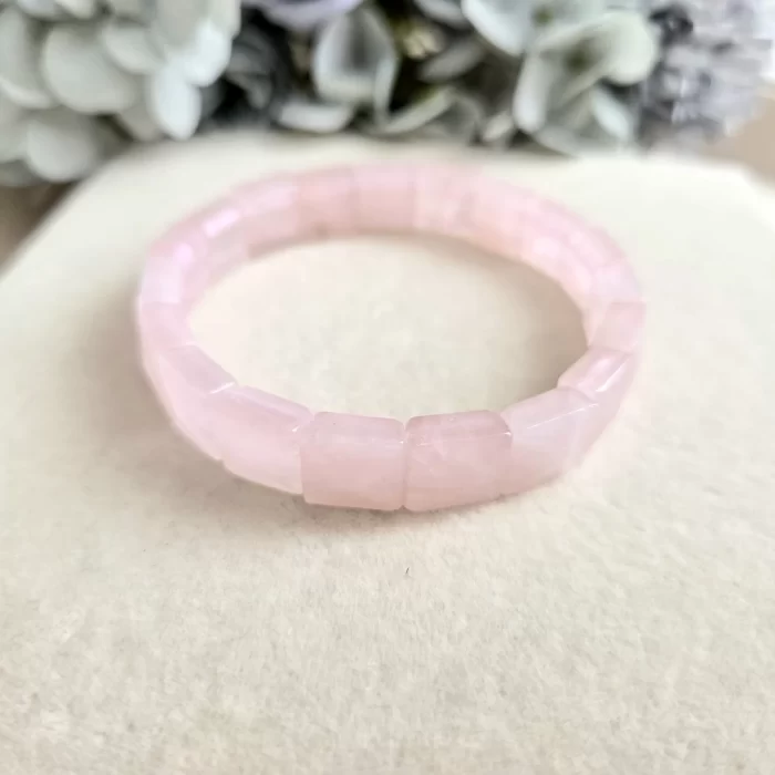 Rose Quartz Pappan Bracelet (3) Rose Quartz Papan Bracelet - Image 2