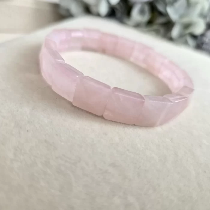 Rose Quartz Pappan Bracelet (5) Rose Quartz Papan Bracelet - Image 4