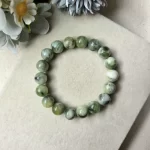Serpentine Round Bead Bracelet