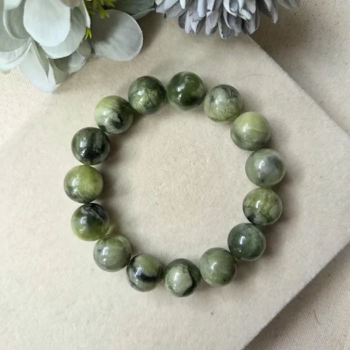 Serpentine Bracelet (6) Serpentine Big Round Bead Bracelet - Image 1